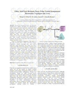 Dynamic Voltage Restorer Sebagai Filter Aktif Pada