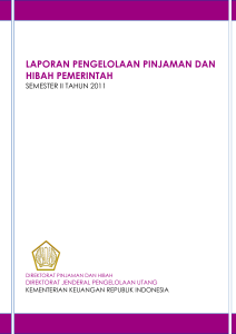 laporan pengelolaan pinjaman dan hibah pemerintah