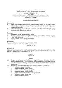 peraturan pemerintah republik indonesia nomor 146 tahun