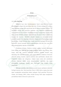 BAB I PENDAHULUAN 1.1. Latar Belakang Indonesia kaya akan