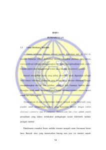 14 BAB 1 PENDAHULUAN 1.1 Latar Belakang Masalah Sistem