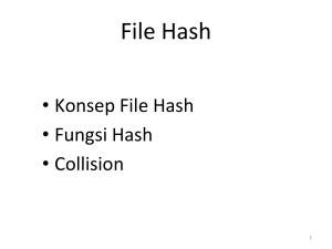 File Hash - Repository UNIKOM