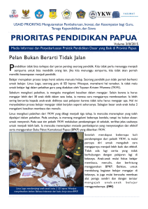 prioritas pendidikan papua