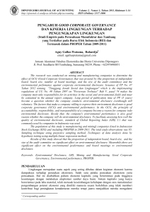 Analisis Faktor-Faktor yang Mempengaruhi