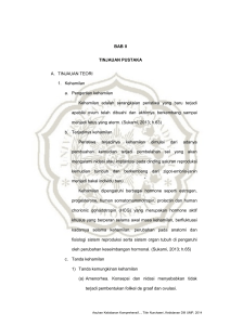 BAB II TINJAUAN PUSTAKA A. TINJAUAN TEORI 1. Kehamilan a