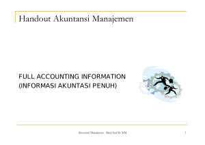 Handout Akuntansi Manajemen