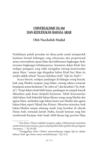 1992_22 Universalisme Islam dan keddukan Bahasa Arab.indd