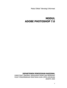 modul adobe photoshop 7.0 - Data Dosen UTA45 JAKARTA