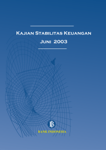 Kajian Stabilitas Keuangan Juni 2003