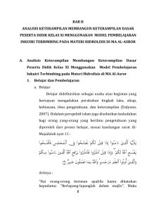 8 bab ii analisis keterampilan membangun keterampilan dasar