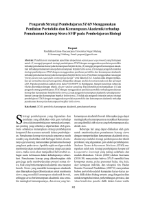 Pengaruh Strategi Pembelajaran STADMenggunakan