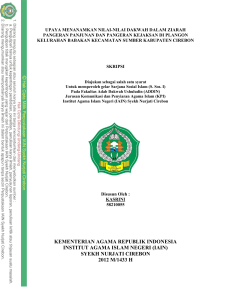 kementerian agama republik indonesia institut agama islam negeri