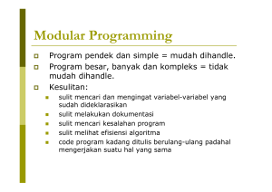 dli Modular Programming
