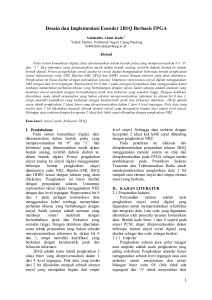 Desain dan Implementasi Encoder 2B1Q Berbasis FPGA