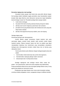 5. Kerusakan daging atau meat spoilage