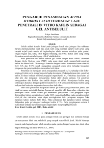 pengaruh penambahan alpha hydroxy acid