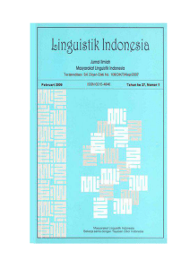 Unduh / PDF - Masyarakat Linguistik Indonesia