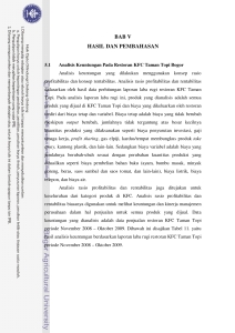 Analisis Keuntungan dan Strategi Pengembangan