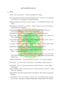 DAFTAR KEPUSTAKAAN A. BUKU Akmal, “Hak Asasi Manusia