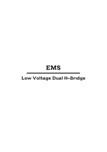 Low Voltage Dual H-Bridge
