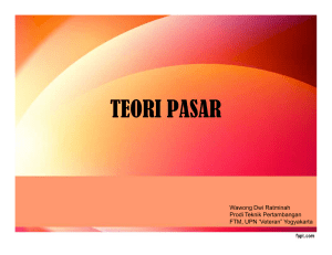 PASAR MONOPOLI - E Learning UPN Veteran Yogyakarta