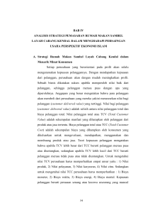 bab iv analisis strategi pemasaran rumah makan sambel layah