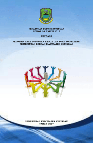 peraturan bupati kuningan nomor 24 tahun 2017 tentang pedoman