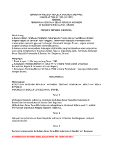keputusan presiden republik indonesia (keppres)