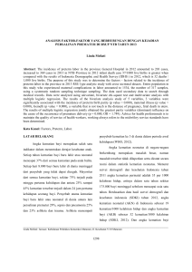 1298 ANALISIS FAKTOR-FAKTOR YANG BERHUBUNGAN