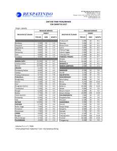 Tarif Pengiriman Darat.xlsx