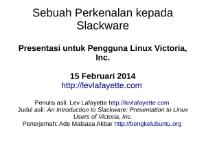 Sebuah Perkenalan kepada Slackware