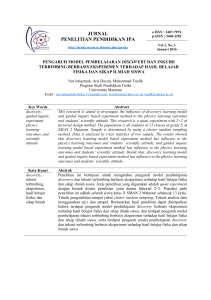 Nur Istiqomah 28-38 - Jurnal Penelitian Pendidikan IPA