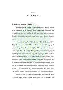 BAB II KAJIAN PUSTAKA 2.1. Hasil