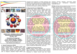 perkembangan perundingan fta bilateral - AEC Center