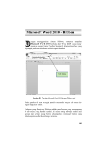 Microsoft Word 2010