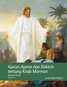 Bacaan Siswa Ajaran-Ajaran dan Doktrin tentang Kitab Mormon