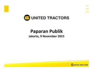 Paparan Publik - United Tractors