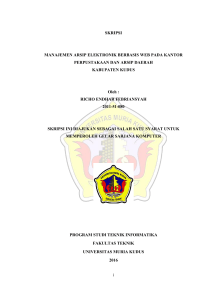 i SKRIPSI MANAJEMEN ARSIP ELEKTRONIK BERBASIS WEB