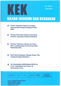 Analisis Urgensitas Pinjaman Luar Negeri Indonesia Dalam Rangka
