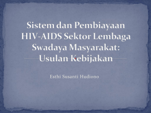 Sistem dan Pembiayaan HIV-AIDS Sektor Lembaga Swadaya