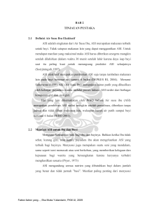 BAB 2 TINJAUAN PUSTAKA 2.1 Definisi Air Susu Ibu Eksklusif ASI