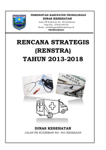 rencana strategis (renstra) tahun 2013-2018