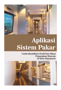 Aplikasi Sistem Pakar - Bappeda Kota Yogyakarta