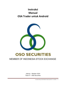 Instruksi Manual OSA Trader untuk Android