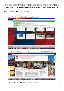 Pendaftaran MPAB Online