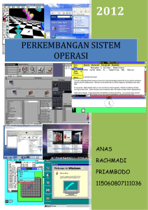 perkembangan sistem operasi