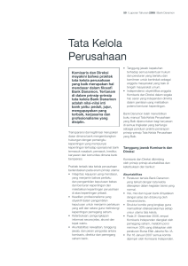 Tata Kelola Perusahaan