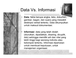 Data dan Informasi