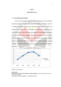 1 BAB I PENDAHULUAN 1. 1 Latar Belakang Penelitian Pada