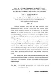 i APLIKASI WEB EMBEDDED MICROCONTROLLER UNTUK
